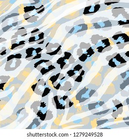 Animal print, leopard texture background