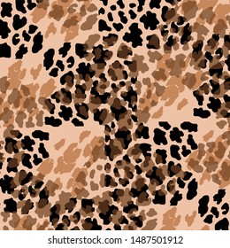 Animal print, leopard texture background