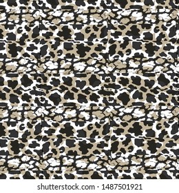 Animal print, leopard texture background