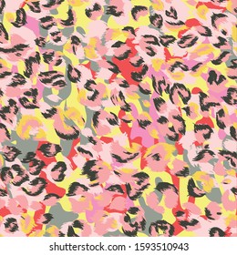 Animal print, leopard texture background
