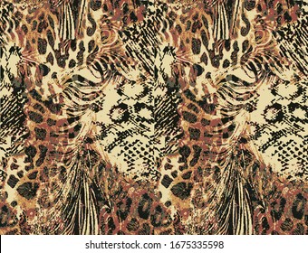 Animal print, leopard texture background