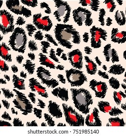 Animal print, leopard texture background