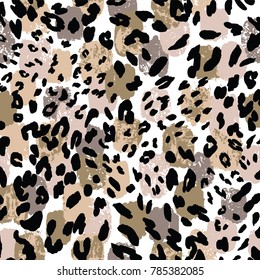 Impresión animal, fondo de textura leopardo