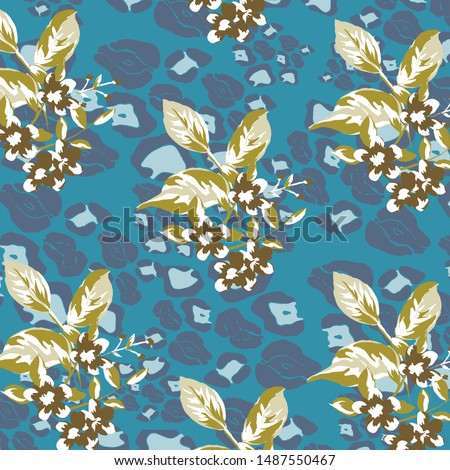 Animal print, leopard texture background