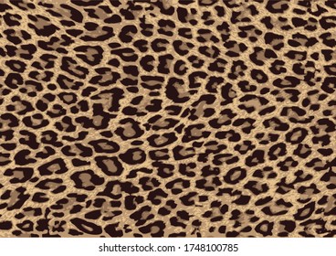 Animal print leopard wallpaper material