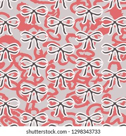 Animal print over ribbon,  texture background 