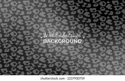 Animal print pattern background. Black Leopard pattern wallpaper. Leopard print texture background
