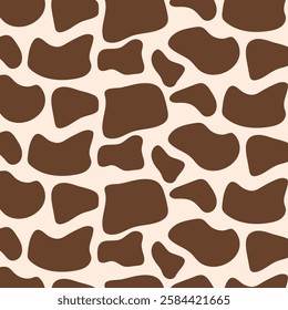 Animal print pattern giraffe spots hand painted
