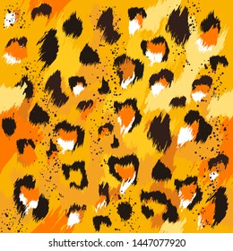 Animal print pattern vector illustration of modern design
