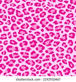 animal print. pink leopard spots seamless pattern. good for fabric, textile, dress, fashion, wallpaper.