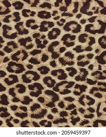 Animal Print Seamless. Leopard Skin Pattern. 