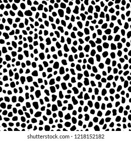 Animal print, seamless pattern, speckled texture.