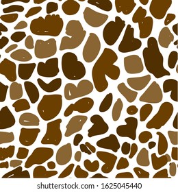 Animal print, seamless pattern for your design. Vector illustration