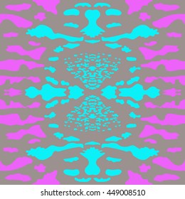 Animal print seamless vector design can be used as interior pattern or clothes pattern.
