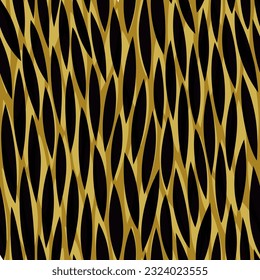 Animal print, seamless vector pattern. Leafs subtle background. African safari ornament