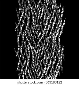Animal print seamless vertical vector pattern