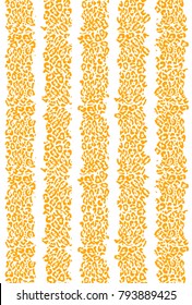 Animal print seamless vertical vector pattern