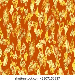 animal print, animal skin. Seamless animalistic pattern with spotted animal skin