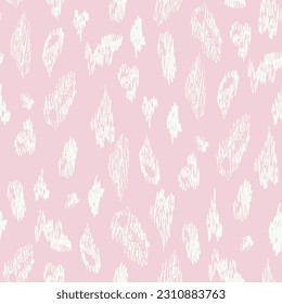 animal print, animal skin. Seamless animalistic pattern with spotted animal skin