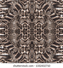 Animal print, snake skin texture background