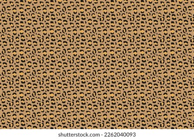 Animal print textile texture. Leopard fur background
