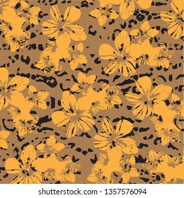 Animal print texture background
