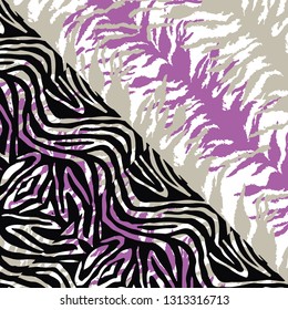 Animal print, Zebra texture background