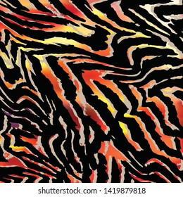 Impresión animal, fondo de textura de cebra