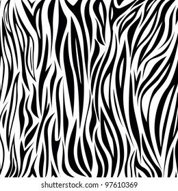 Animal print, zebra texture background black and white colors