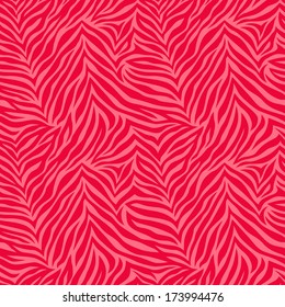 Animal print, zebra texture. Vector illustration