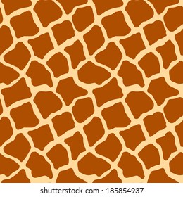 Animal print,giraffe texture seamless background brown color