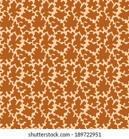 Animal print,giraffe texture seamless background brown color