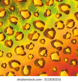 Animal prints design, vector illustration eps 10.