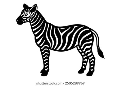 Animal Prints Vector Illustration - Bear and Wolf Cartoon Clipart and Line Art Design