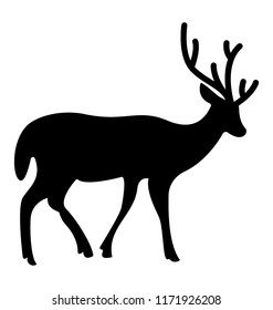 
Animal with prominent horns, fallow deer
