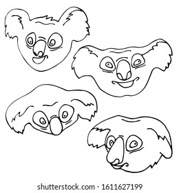 Animal Protection Day. Save the animals, save the forest.
Cute cartoon little koala. World Wildlife Day. Environment, animals, land and nature