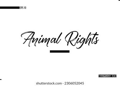 Animal Quotes Stylish Text Typography Phrase Animal Rights