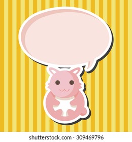 animal rabbit cartoon theme elements