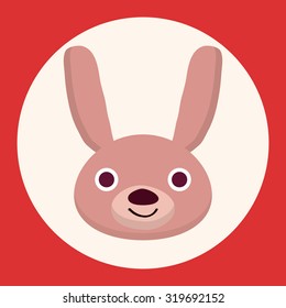animal rabbit cartoon theme elements