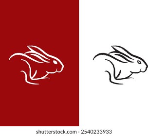 Animal  Rabbit Logo, icon, symbol, vector, T-shirt, eps