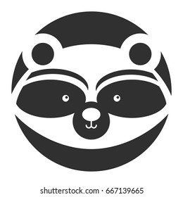 Animal raccoon cartoon