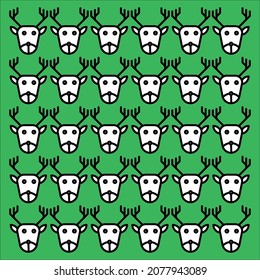 Diseño de icono de Animal Raindeer 