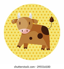 animal rattle cartoon theme elements