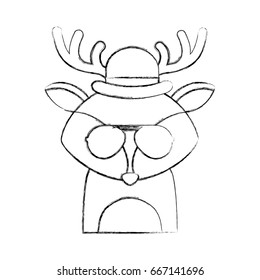 Animal reindeer cartoon