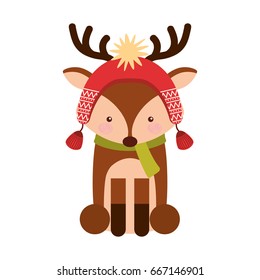 Animal reindeer cartoon