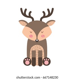 Animal reindeer cartoon