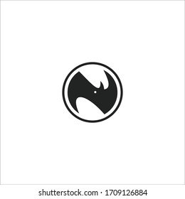 Plantillas de logotipo para el diseño del vector de rinocerontes