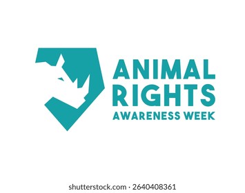 Animal Rights Awareness Week. June. Eps 10.