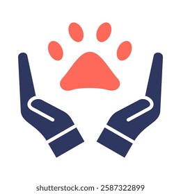 Animal Rights Icon Element For Design
