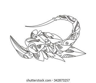 animal robot abstract cartoon